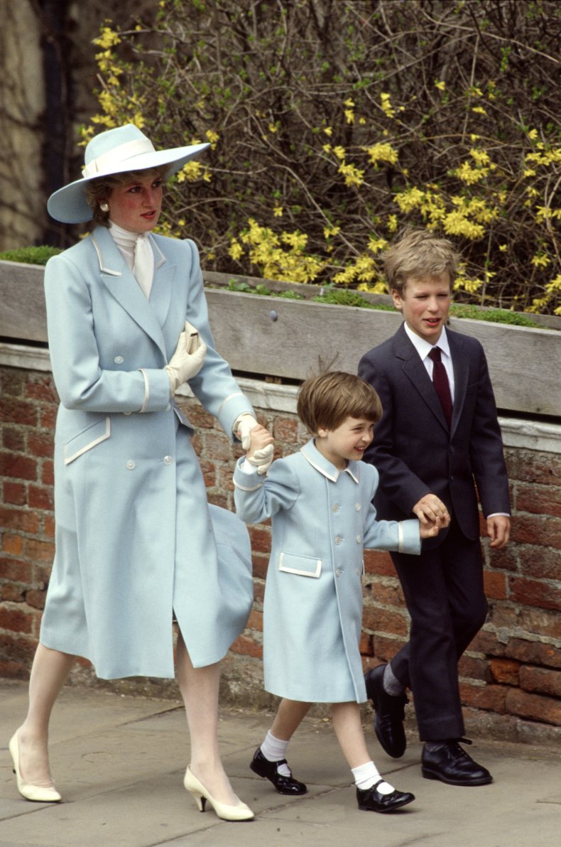 Princess Diana and Prince William Easter 1987