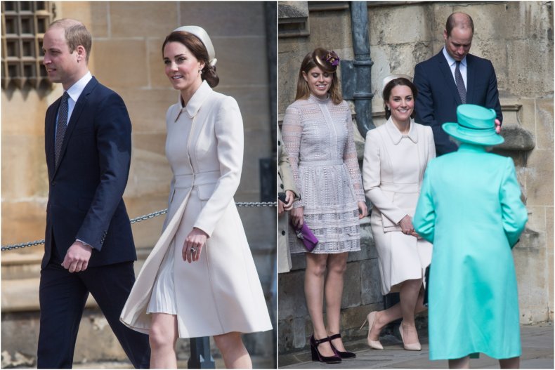 Kate Middleton Easter Sunday 2017