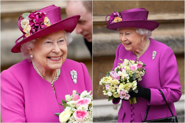 Queen Elizabeth II Easter 2018
