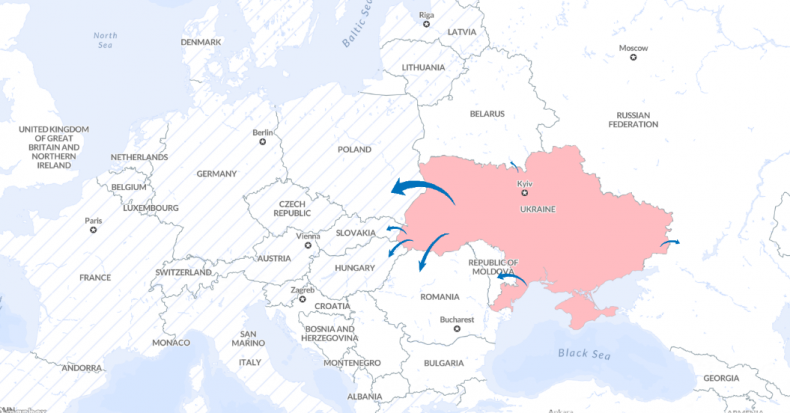Refugee map