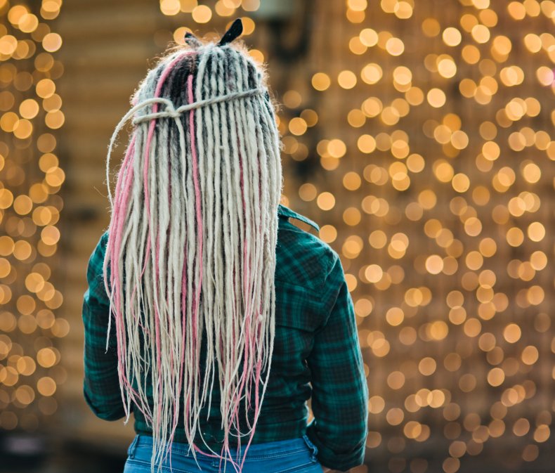 Woman in dreadlocks