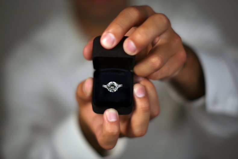 vancouver canucks kiss cam proposal joke marriage
