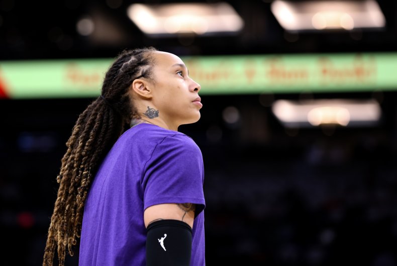 Brittney Griner at Warmup