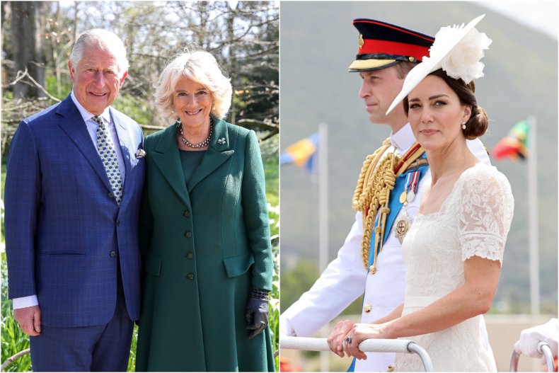 Prince Charles, Camilla, William and Kate Tours