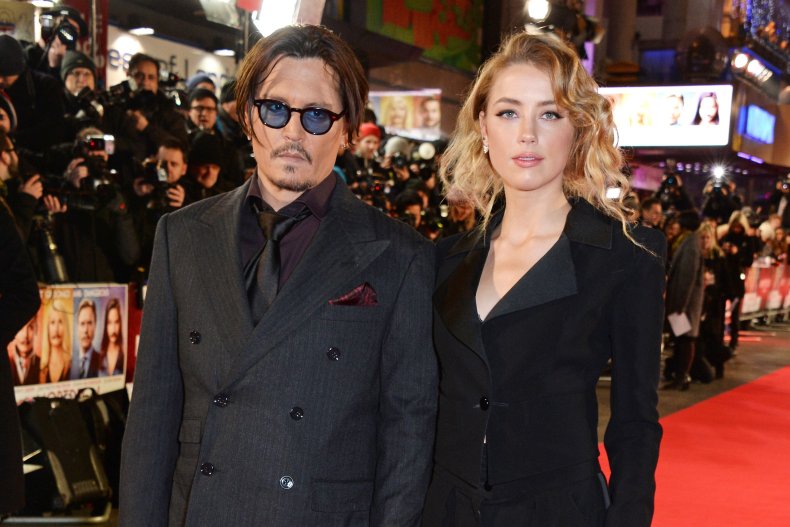 Amber Heard and Johnny Depp