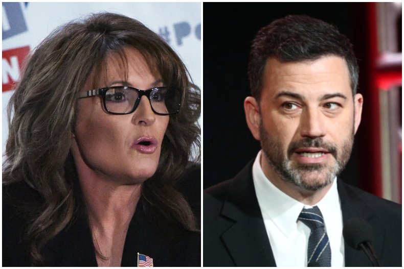 Sarah Palin and Jimmy Kimmel