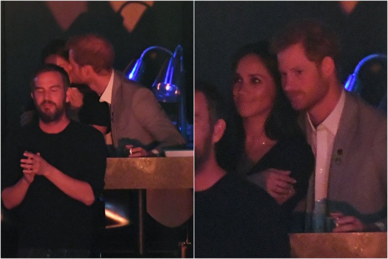 Prince Harry Meghan Markle Invictus Kiss 2017