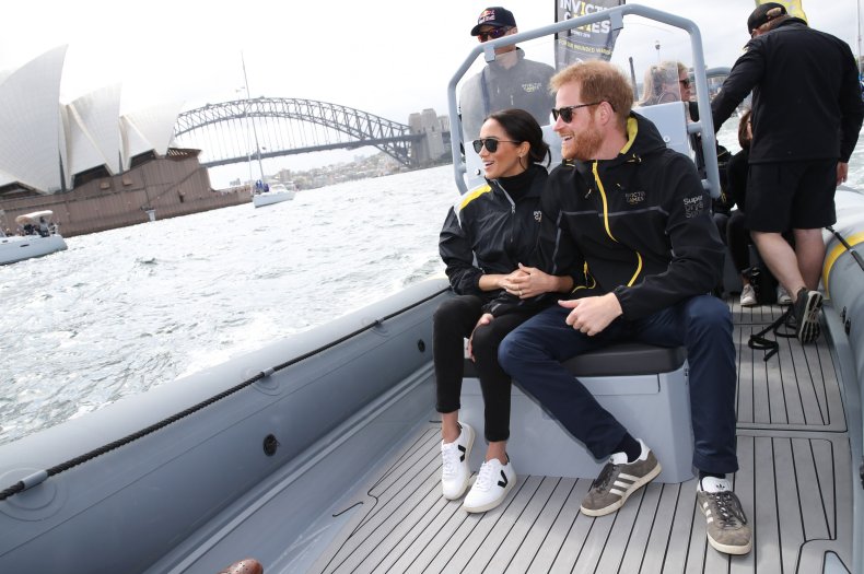 Prince Harry Meghan Markle Invictus Sailing 2018