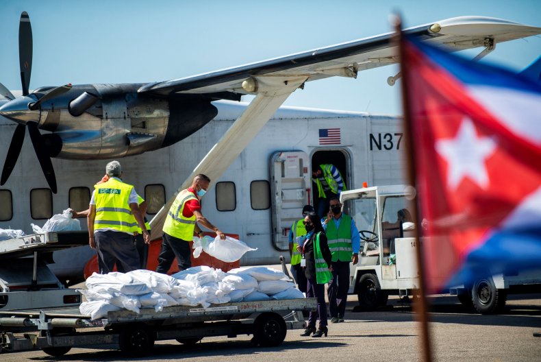 Cuba, milk, donation, US, embargo