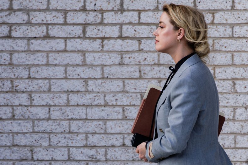 Amber Heard leaves courthouse