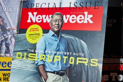 Euisun Chung on Newsweek cover