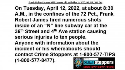 James Subway Shooting Suspect James Subway Shooting Suspect