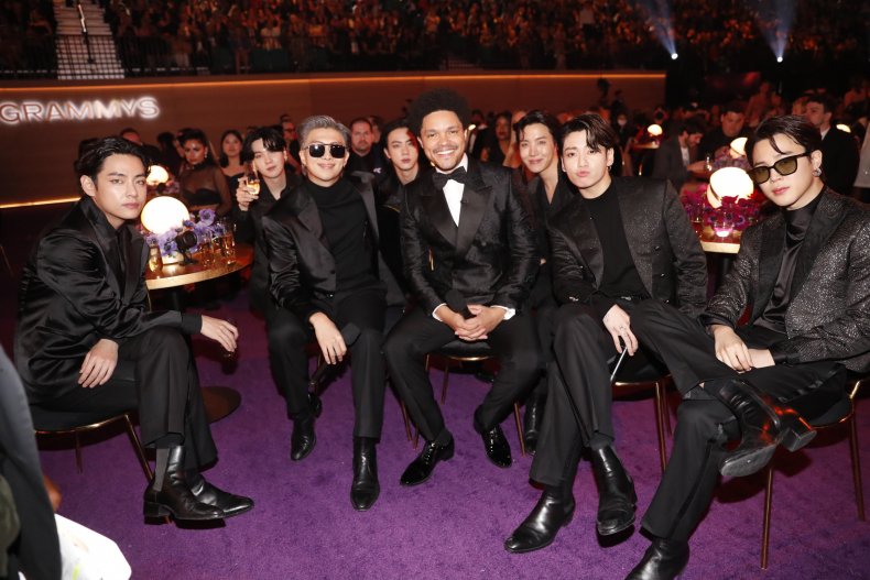 Trevor Noah and BTS