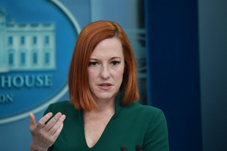Jen Psaki Speaks at the Daily Briefing