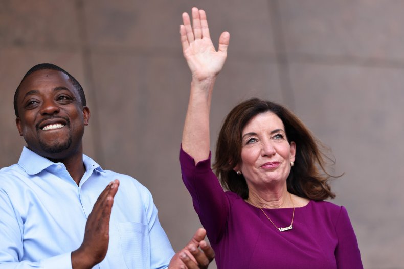 Democrats Aim to Distance Hochul, Benjamin