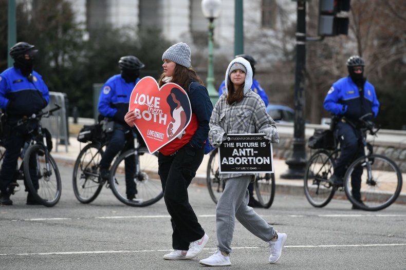Abortion protest Washington DC