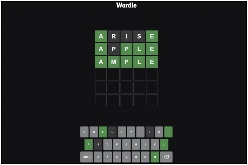 Wordle puzzle