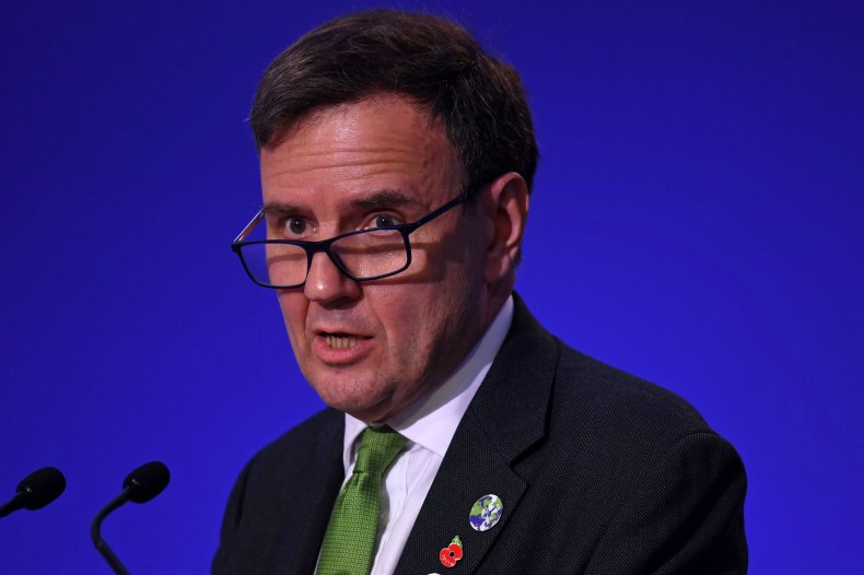 Greg Hands addresses climate summit