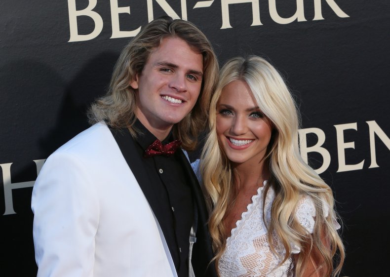 Cole and Savannah LaBrant attend film premiere