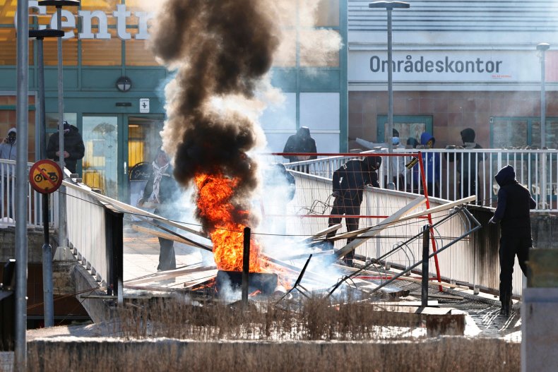 sweden riots quran burnings