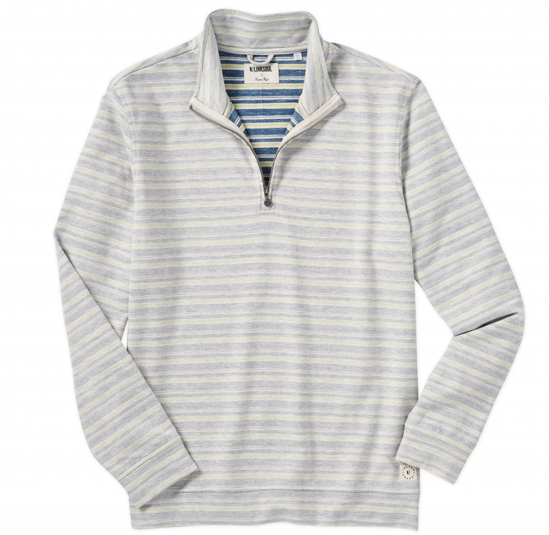 Linksoul Reverse Stripe Quarter Zip