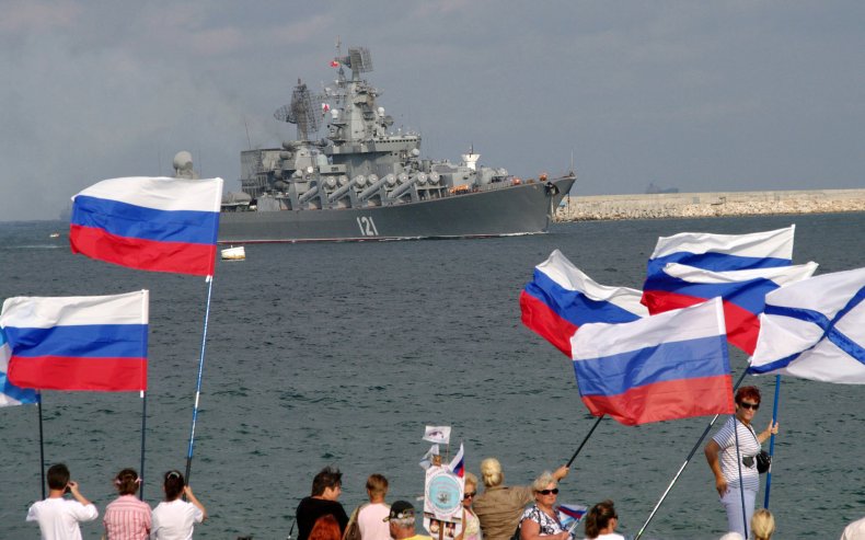 Russian Black Sea Fleet Moskva