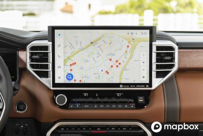 Toyota Mapbox navigation