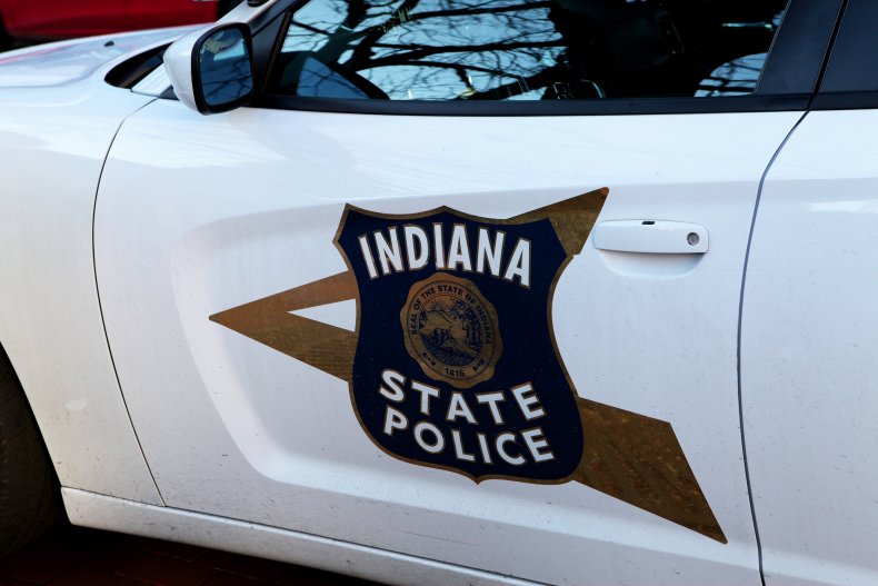 indiana state police car