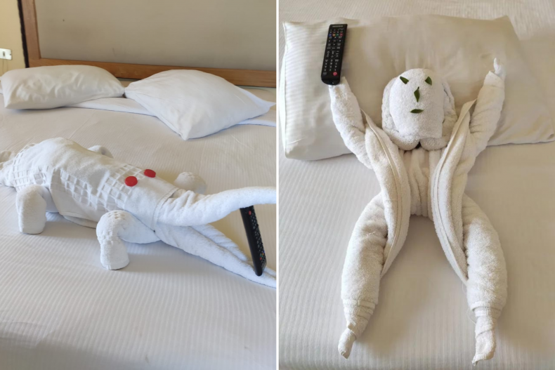 Hotel Housekeeping Makes Adorable Towel Animals