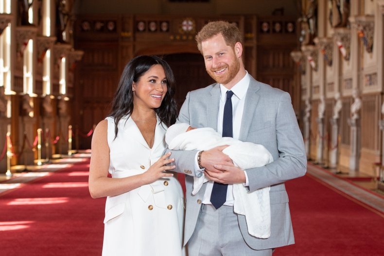 Prince Harry Meghan Markle Archie Harrison Windsor