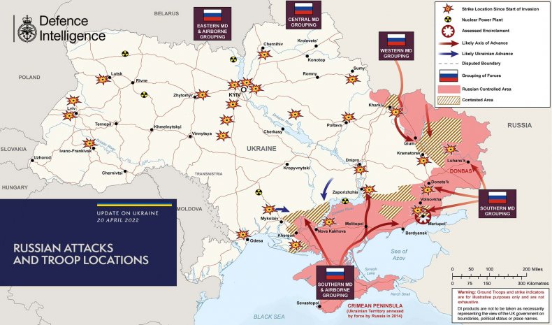UK Ministry of Defence map