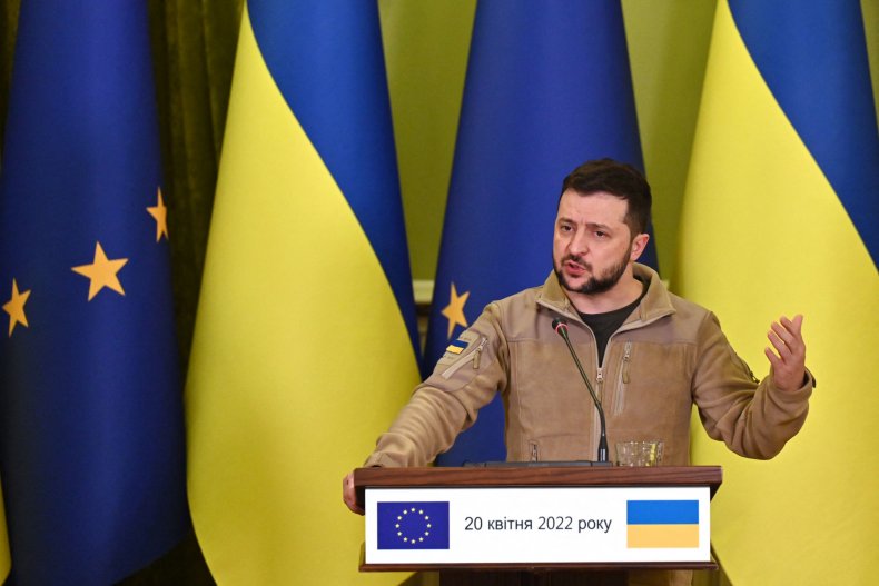 Zelensky Meets with EC President
