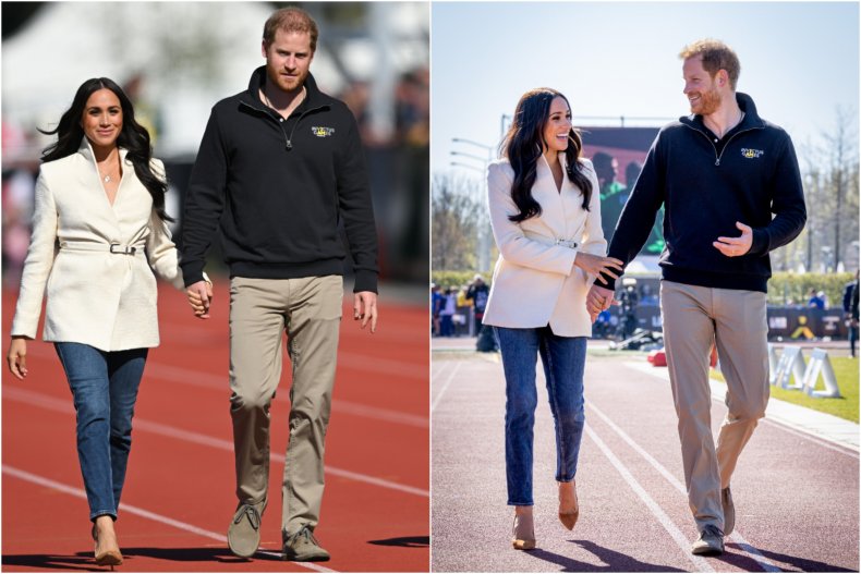 Prince Harry Meghan Markle Hold Hands Invictus