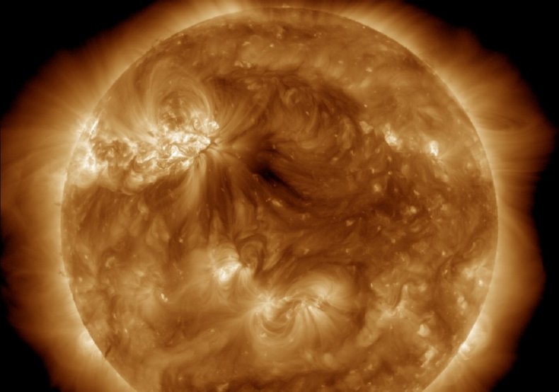 The sun