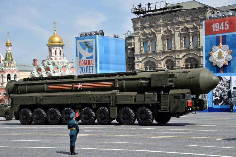 Russian Yars ICBM in Moscow parade nuclear