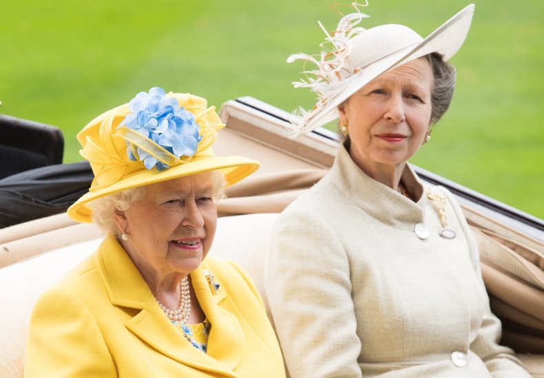 Princess Anne Queen Elizabeth II Ascot