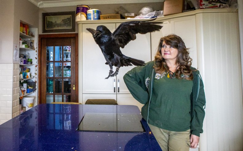 Animal wrangler Bozena Bienkowska
