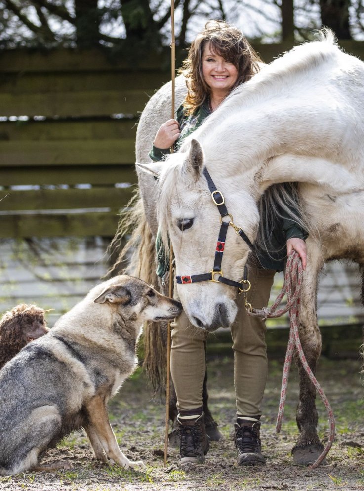 Animal trainer Bozena Bienkowska