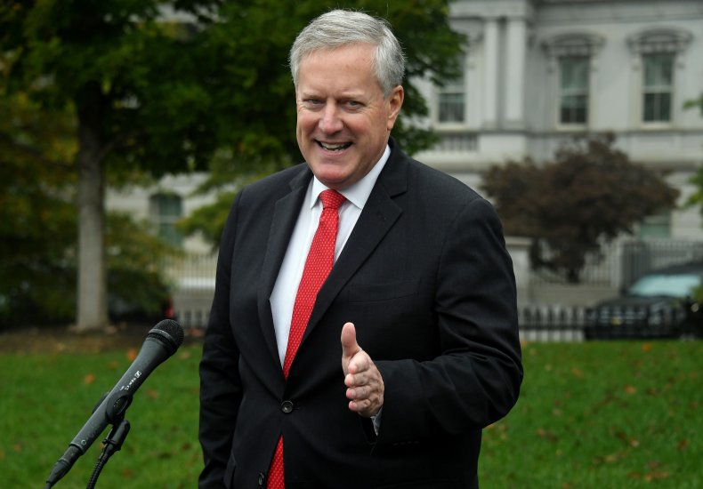 Mark Meadows Speaks at the White House