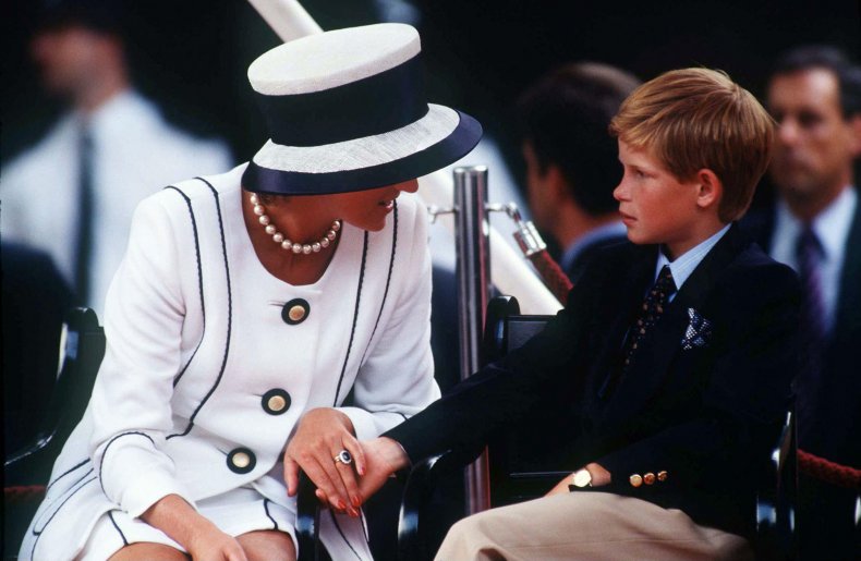 Prince Harry Princess Diana VJ Day