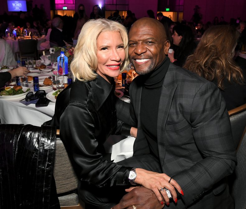 Terry Crews with his wife Rebecca Crews