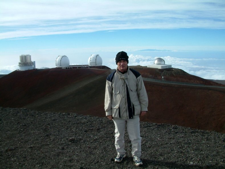 Trevor Barry at Keck Observatory