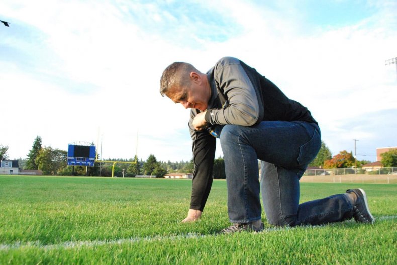 Bremerton High School football Coach Joe Kennedy