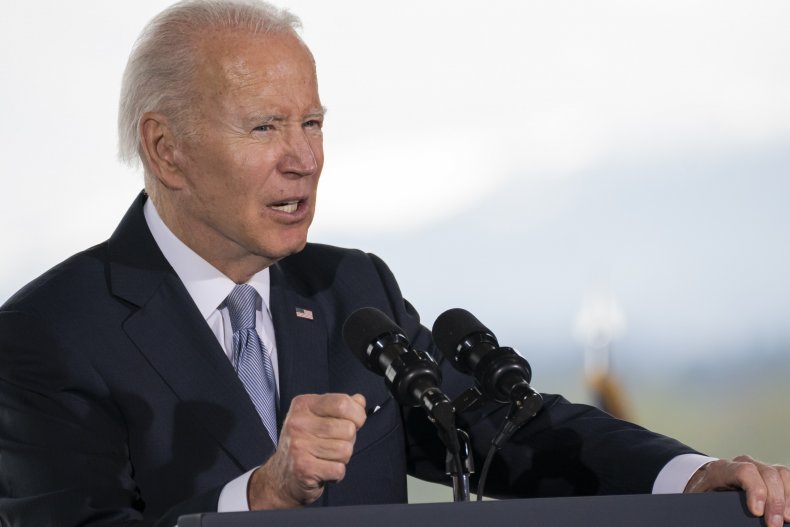 U.S. President Joe Biden delivers remarks on 