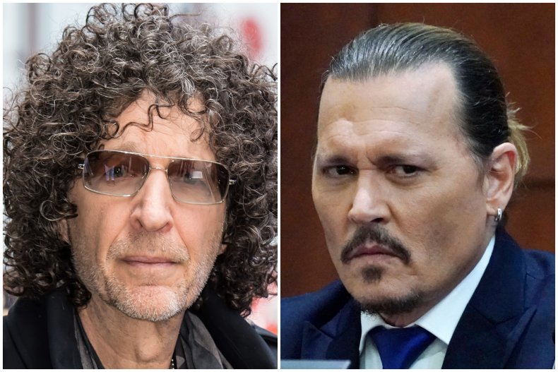 Howard Stern and Johnny Depp
