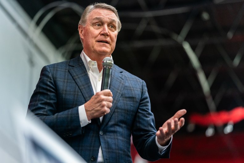 David Perdue speaks at campaign event