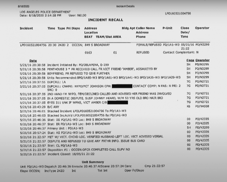 Incident Report