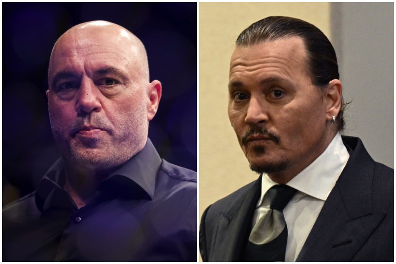 Joe Rogan and Johnny Depp
