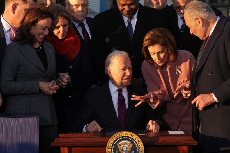 Joe Biden Signs an Infrastructure Bill