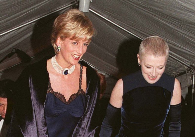 Diana's post-divorce gala dress was a lingerie-inspired Dior slip 5 Princess Diana Met Gala 1996 Tilbiris